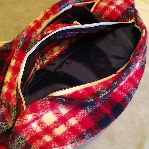 Plaid rope bag - Picture 3 of 9